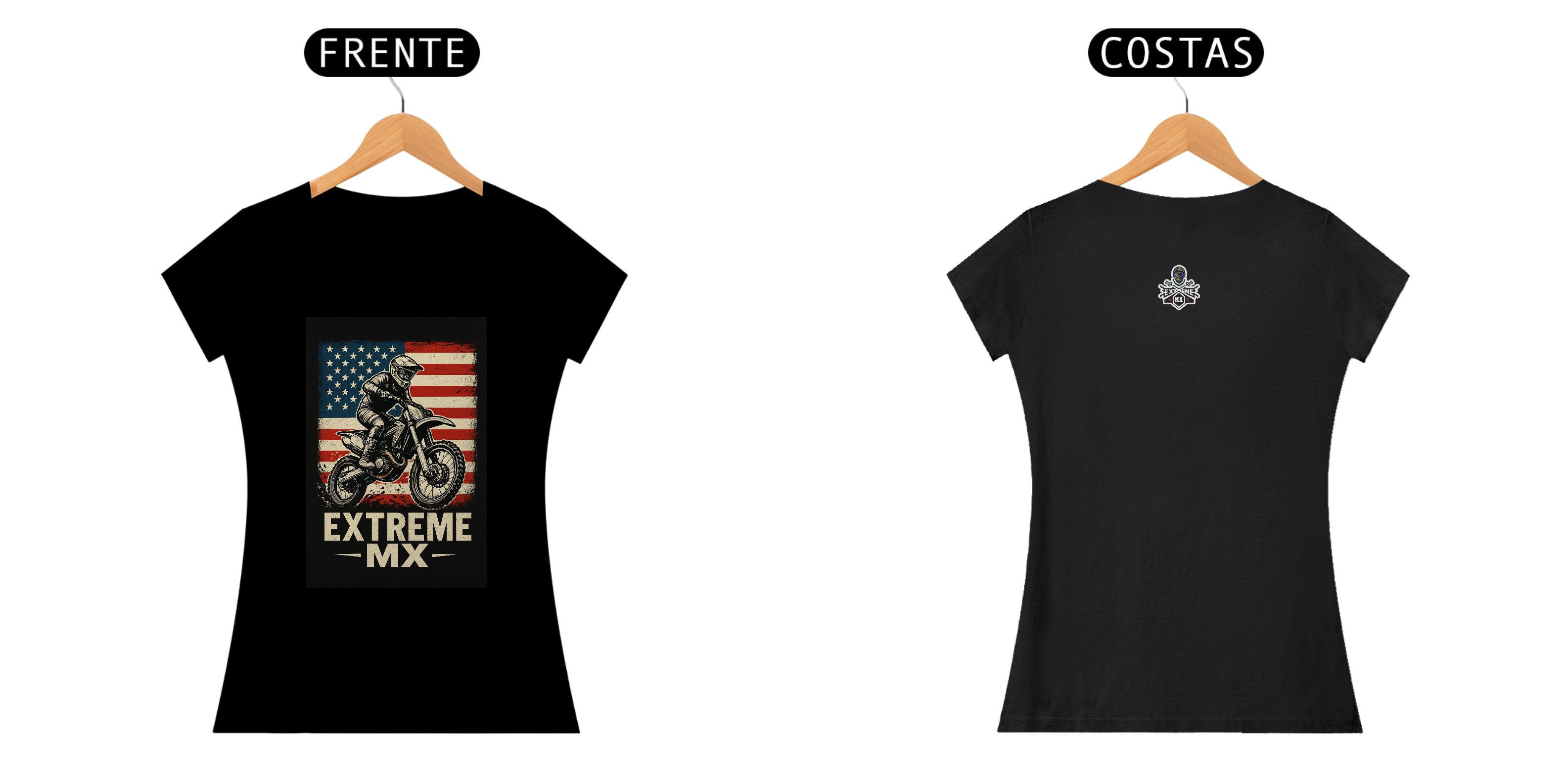 CANISETA FEMININA QUALITY EXTREMEMX ESTAMPADA