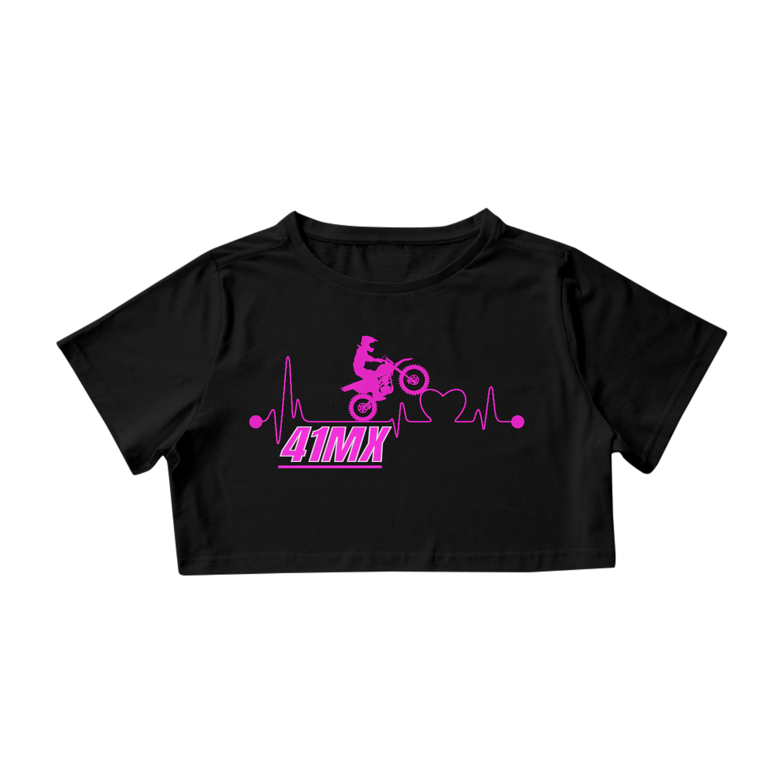 Camiseta Cropped 41MX Feminina- Estampada Algodão Premium Estilo esportiva e casual 00033