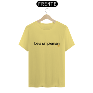Nome do produtoSeja um homem simples- tecido estonado