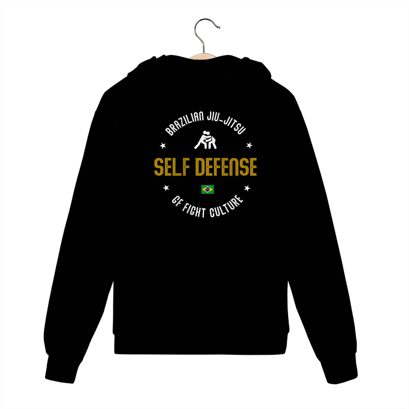 MOLETON COM ZIPER SELF DEFENSE