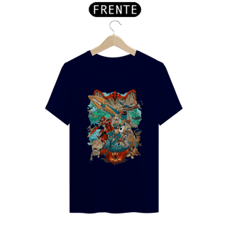 Nome do produto Camiseta - A Caçada Começa - Monster Hunter