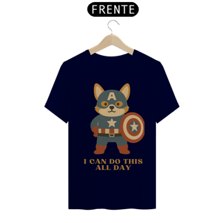 Nome do produto Camiseta Corgi América – I Can Do This All Day