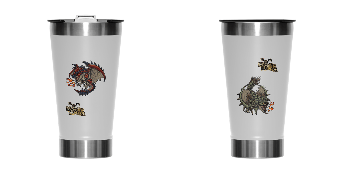 Nome do produto: Copo Térmico - Rathalos & Rathian - Monster Hunter