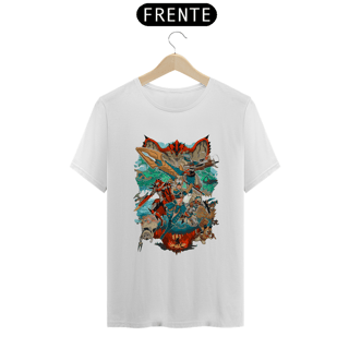 Nome do produto Camiseta - A Caçada Começa - Monster Hunter