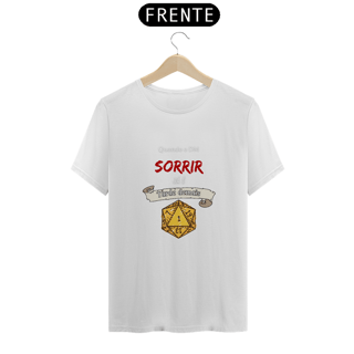 Nome do produto Sorriso do DM - Camiseta Rolagem Crítica