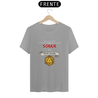 Nome do produto Sorriso do DM - Camiseta Rolagem Crítica
