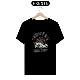 Nome do produto Chorar é uma Ação Livre - Camiseta para Jogadores de RPG
