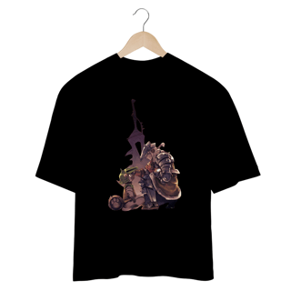 Nome do produto Camiseta Oversized - Caçador & Amigato - Monster Hunter