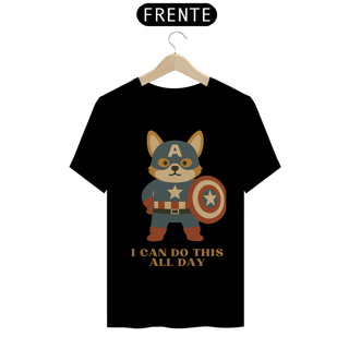 Nome do produto Camiseta Corgi América – I Can Do This All Day