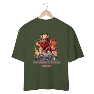 Nome do produto Camiseta Oversized - Velho Demais Para Isso