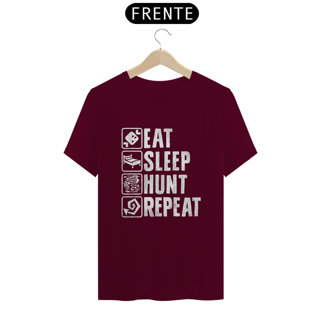 Nome do produto Camiseta - Eat, Sleep, Hunt, Repeat