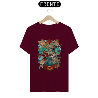 Nome do produto Camiseta - A Caçada Começa - Monster Hunter