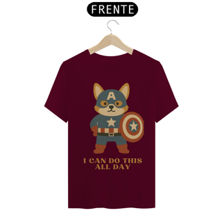 Nome do produto Camiseta Corgi América – I Can Do This All Day