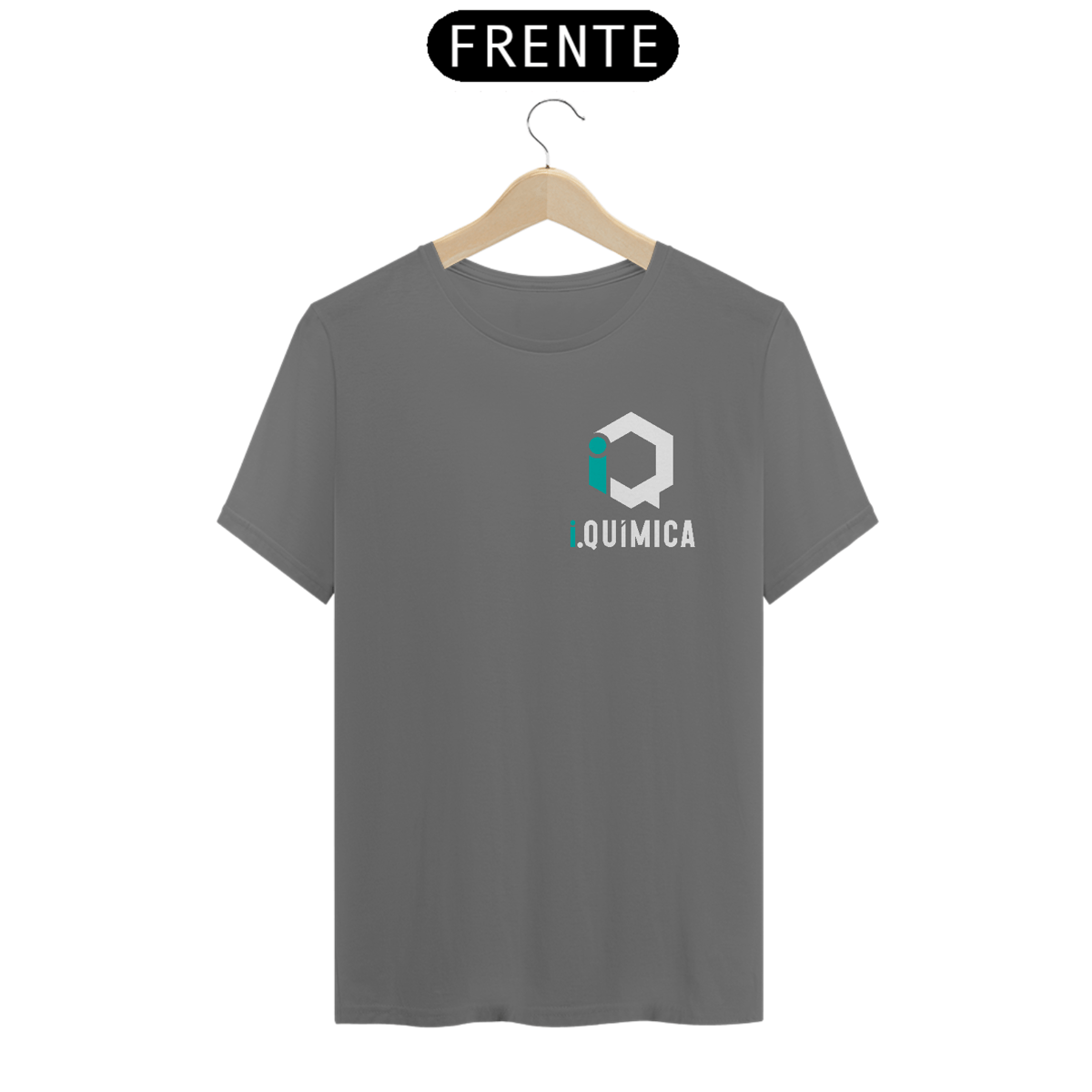 Nome do produto: T-shirt estonada cinza chumbo