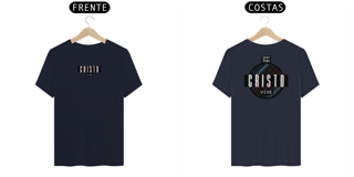 Nome do produto Tshirt Cristo Vive Glitch