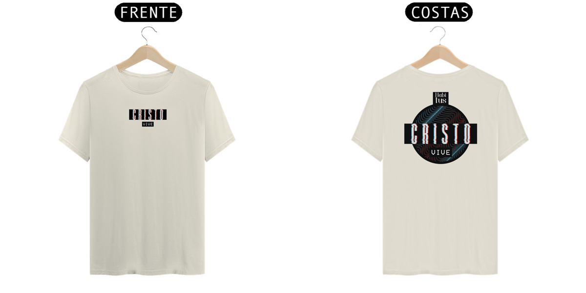 Nome do produto: Tshirt Cristo Vive Glitch