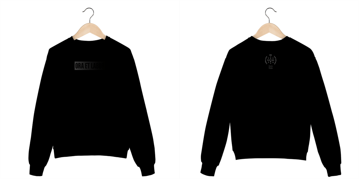 Nome do produto: Sweatshirt Ora Et Labora
