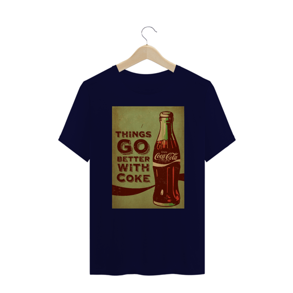 Camisa Coca-Cola Things go Better Plus Size
