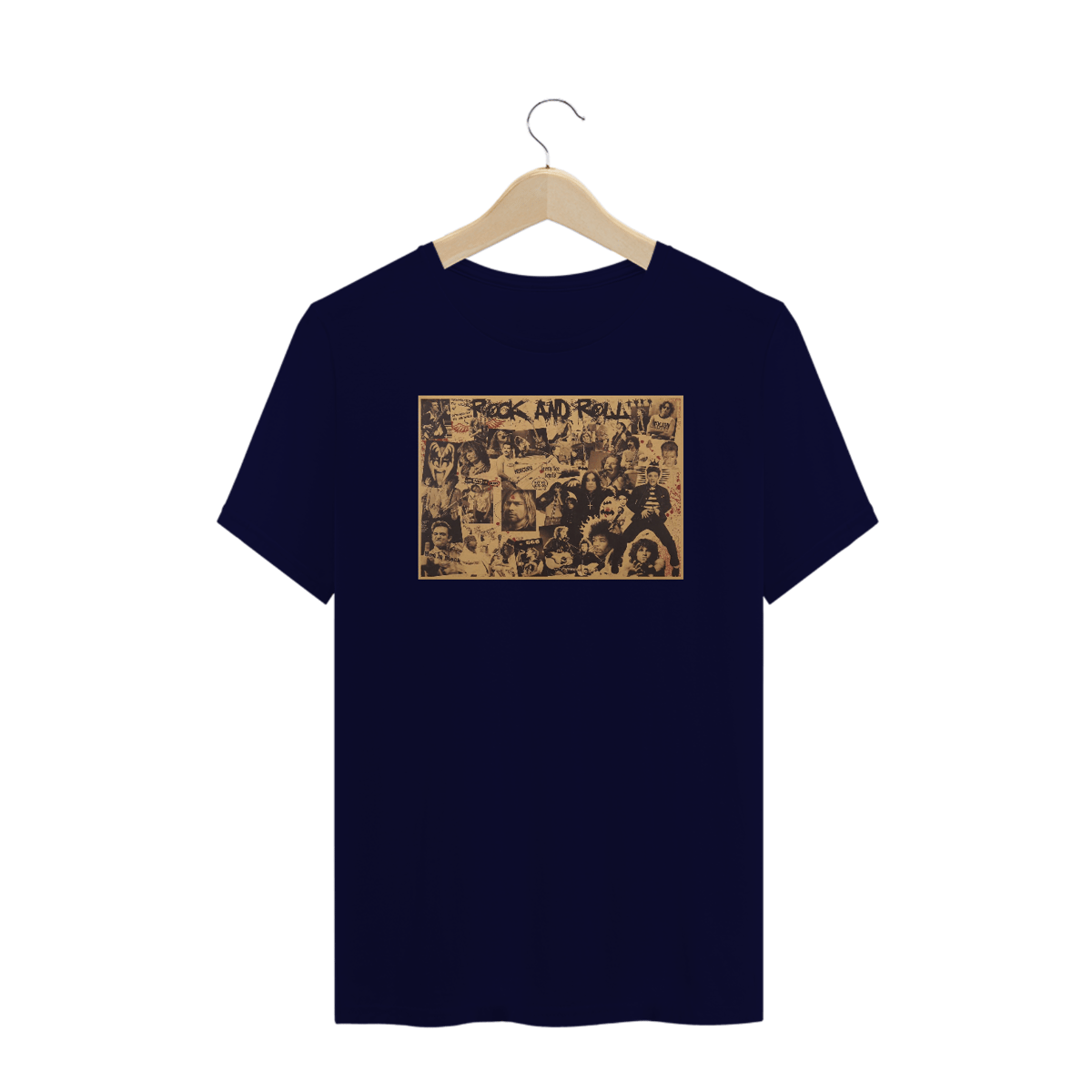 Nome do produto: Camisa Rock and Roll Plus Size