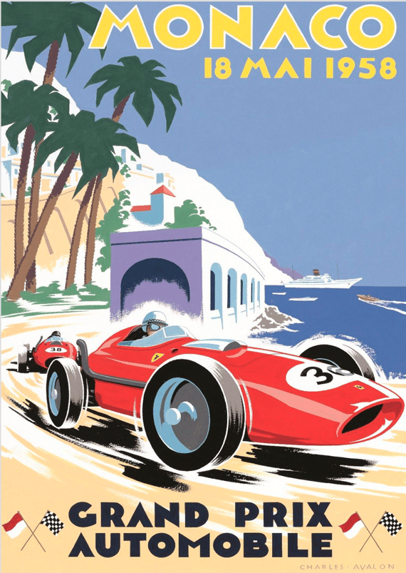 Poster Mônaco 58