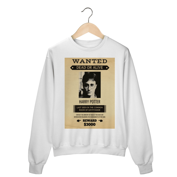 Moletom Harry Potter Wanted