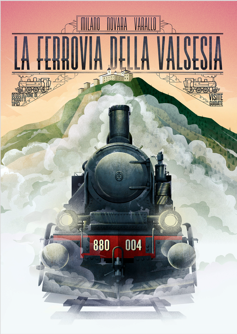 Nome do produto: Poster La Ferrovia della Valsesia