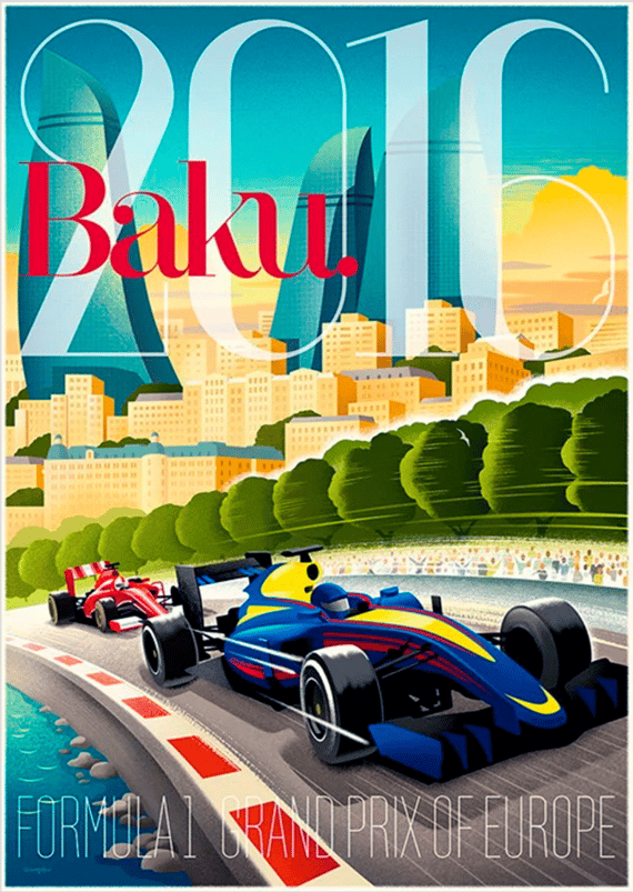 Poster Grand Prix of Baku