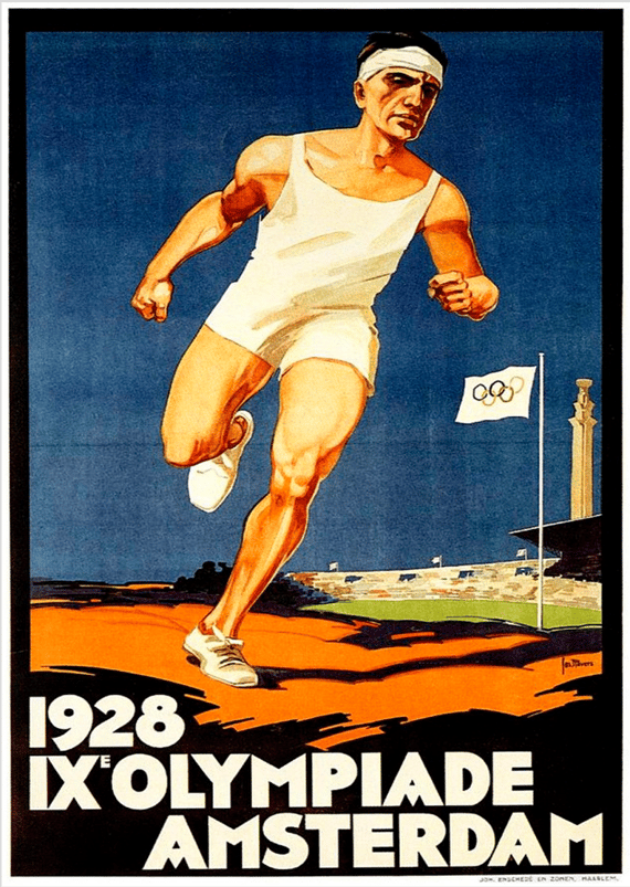 Poster Olimpíadas de Amsterdam 1928