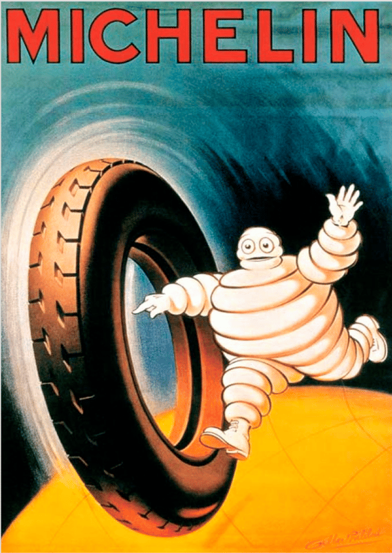 Poster Pneus Michelin