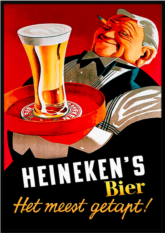 Poster Heineken Bier