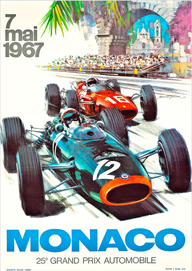 Poster Mônaco 67 Nome do produto: Poster Mônaco 67
