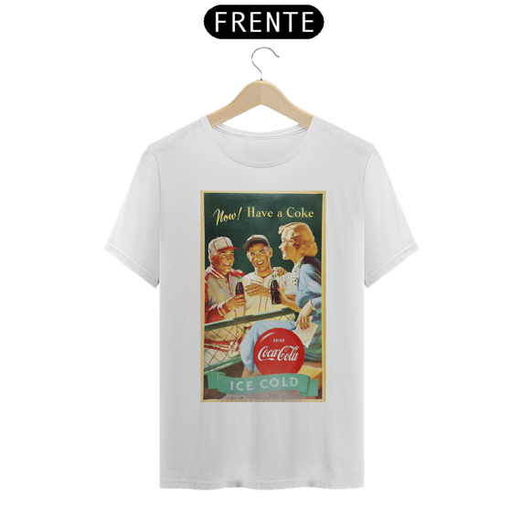 Camisa Coca-Cola Now! Have a coke