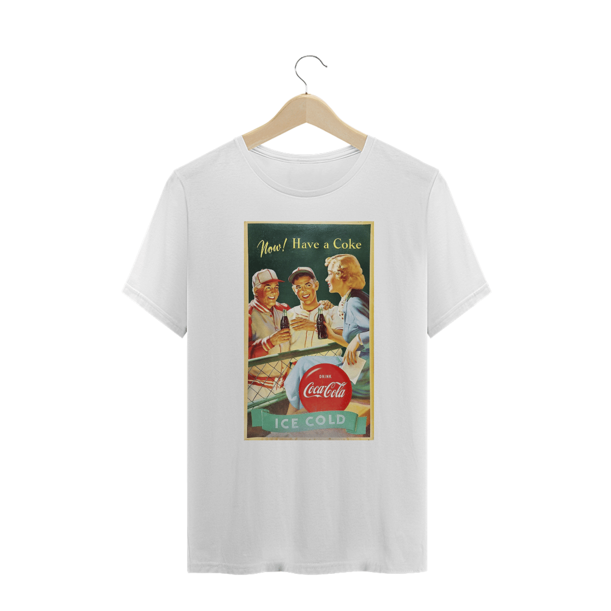 Nome do produto: Camisa Coca-Cola Now! Have a coke Plus Size