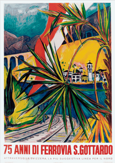 Poster 75 Anos da Ferrovia S. Gottardo