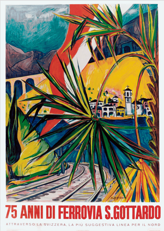 Poster 75 Anos da Ferrovia S. Gottardo