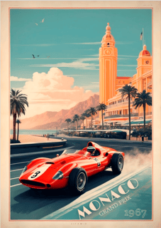 Poster Mônaco GP-67