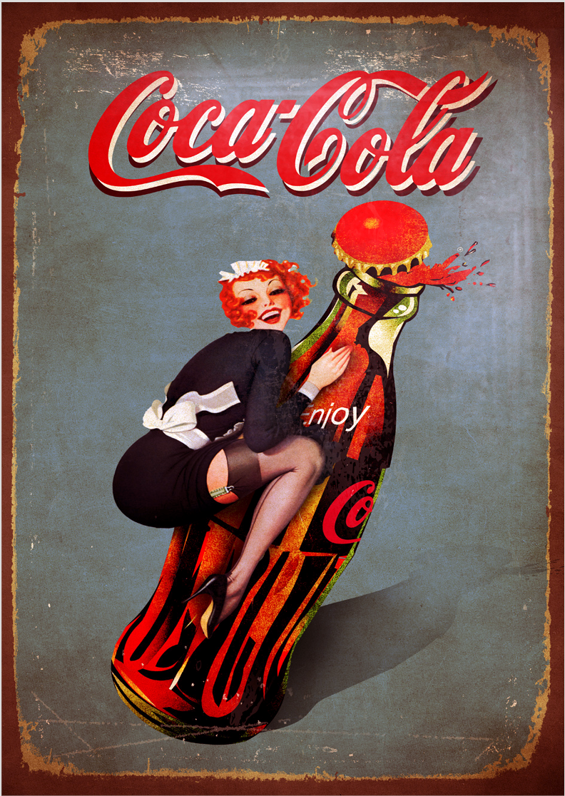 Nome do produto: Poster Enjoy Coca-Cola