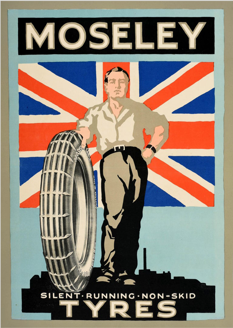 Poster Moseley Tyres Nome do produto: Poster Moseley Tyres
