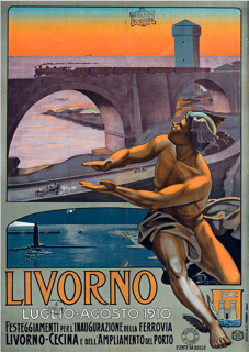 Nome do produtoPoster Ferrovia Livorno-Cecina