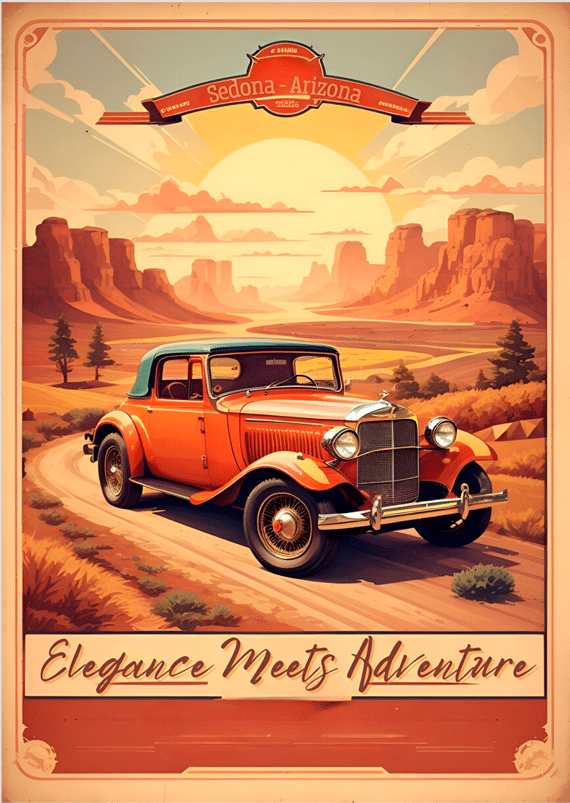 Poster Elegance Meets Adventure