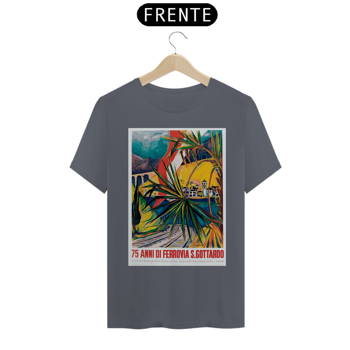 Nome do produto: Camisa 75 Anos da Ferrovia S. Gottardo