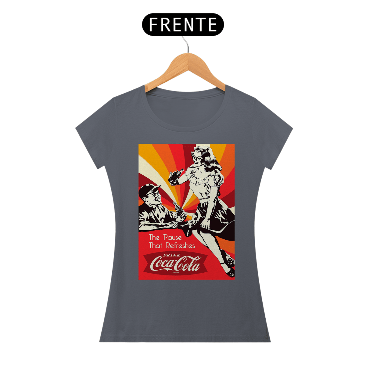 Nome do produto: Camisa Coca-Cola The pause that refreshes