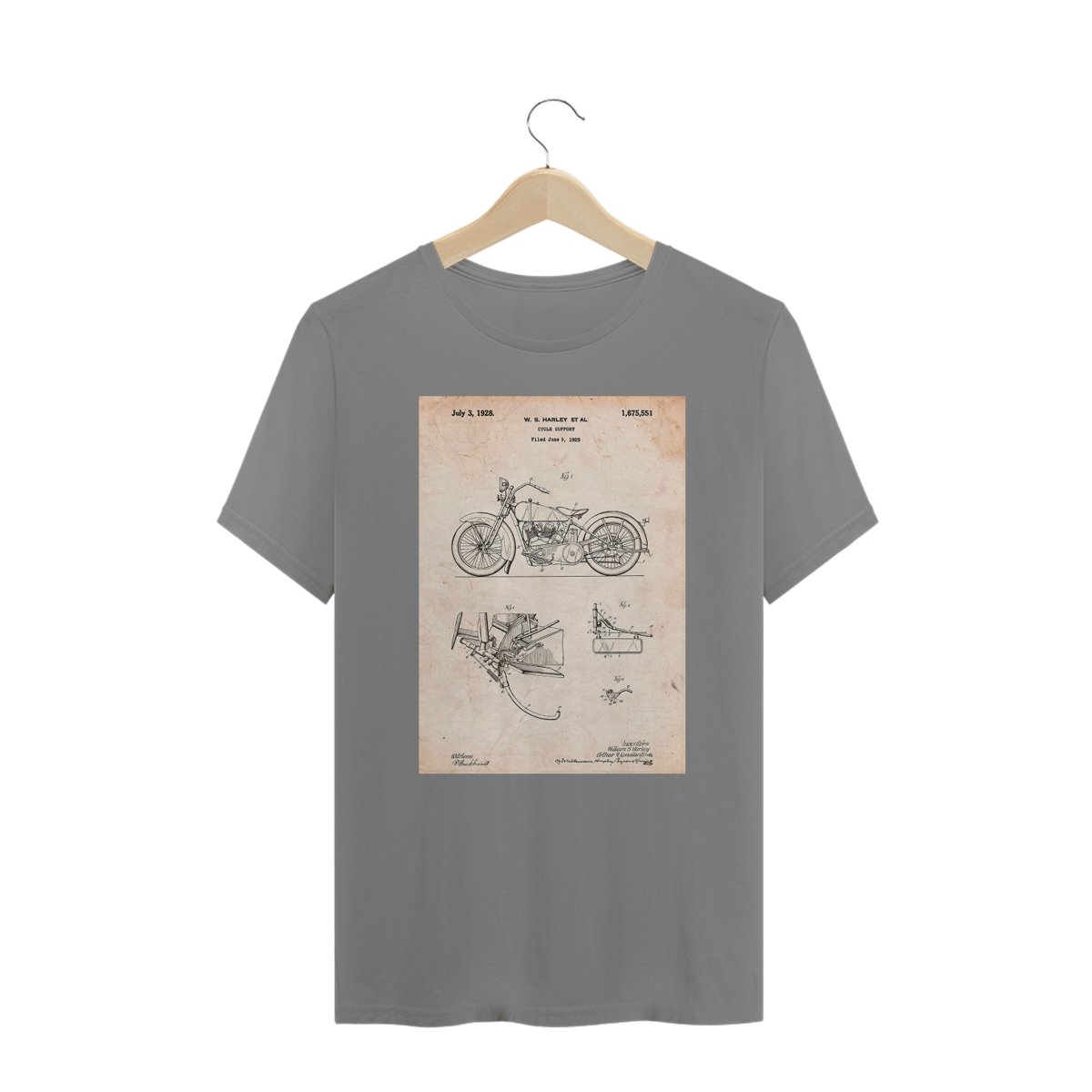 Nome do produto: Camisa Harley-Davidson Cicle Support Patent Plus Size