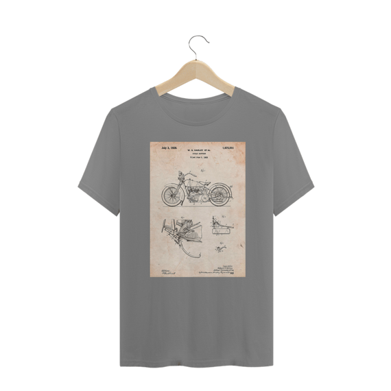 Camisa Harley-Davidson Cicle Support Patent Plus Size