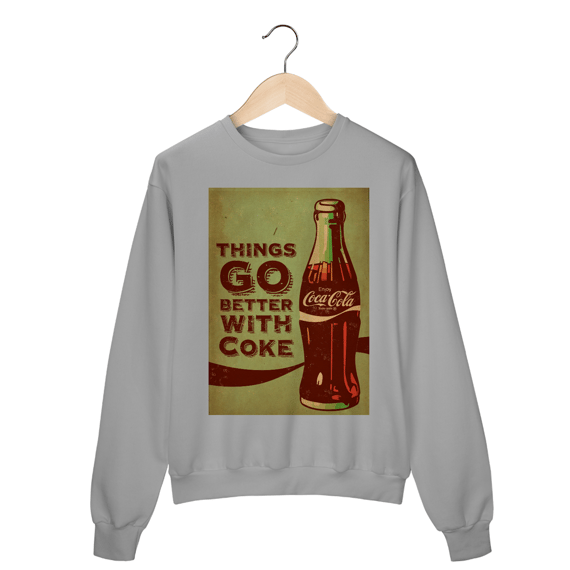 Moletom Coca-Cola Things go Better