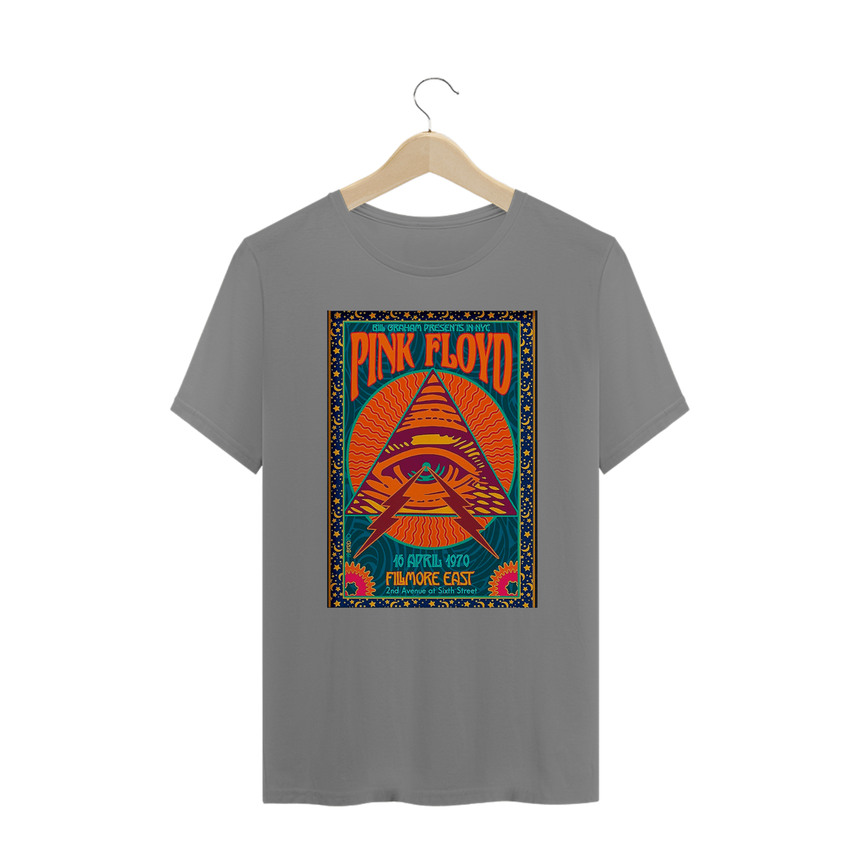 Nome do produto: Camisa Pink Floyd 1970 Plus Size