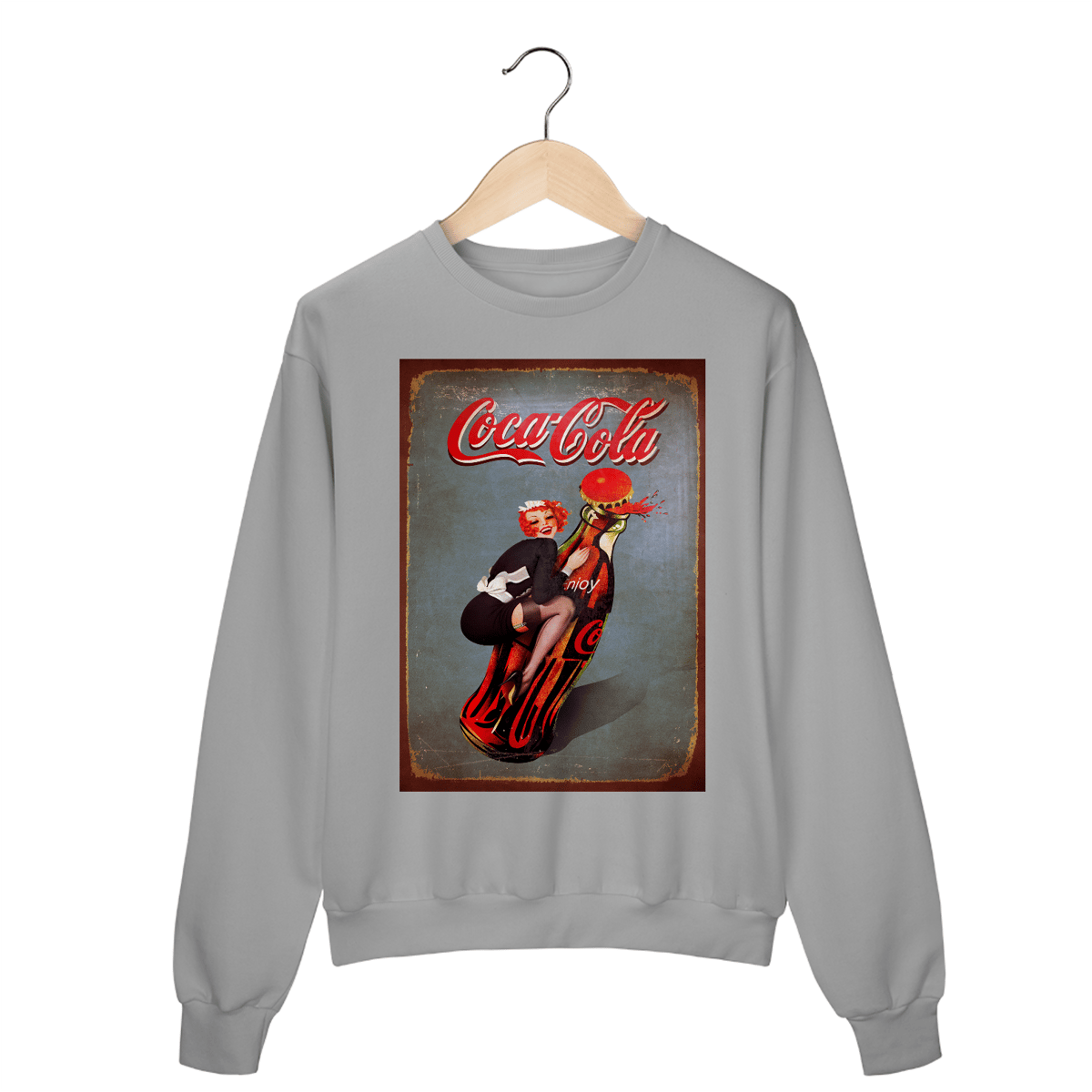 Nome do produto: Moletom Enjoy Coca-Cola