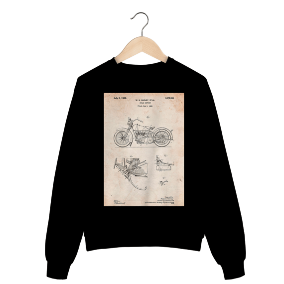 Moletom Harley-Davidson Cicle Support Patent