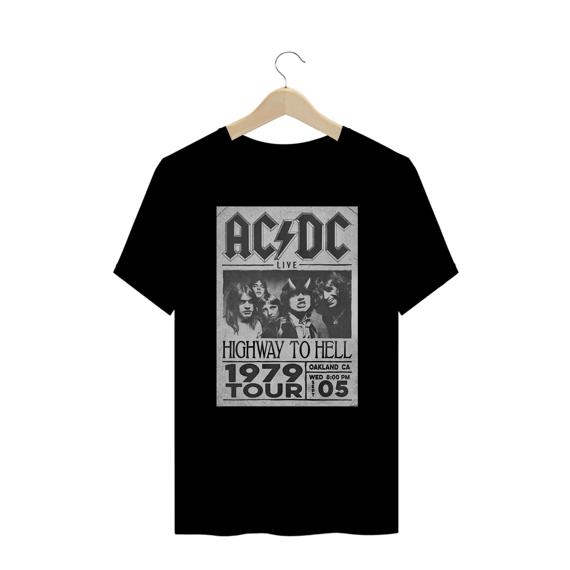 Camisa AC/DC Plus Size