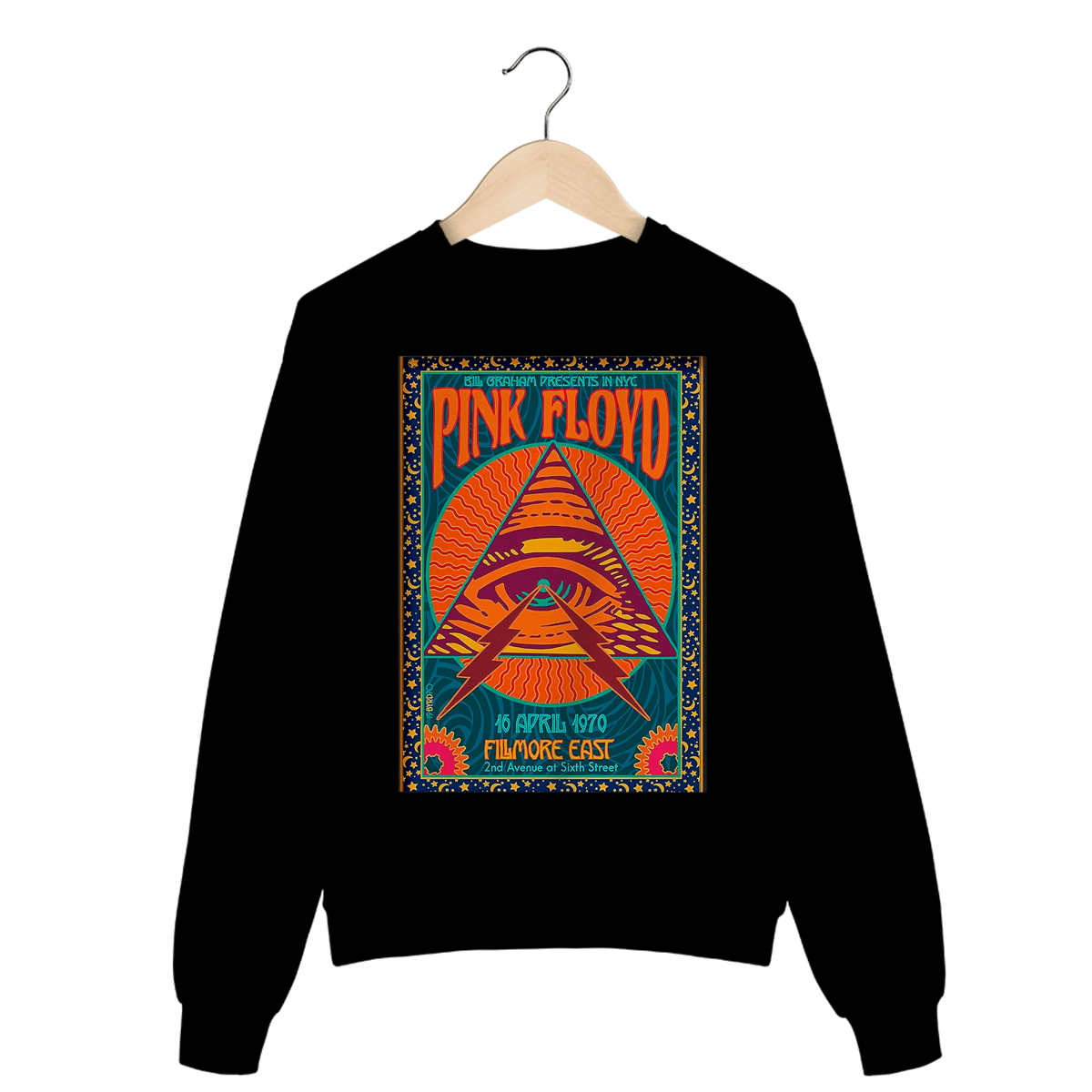 Nome do produto: Moletom Pink Floyd 1970